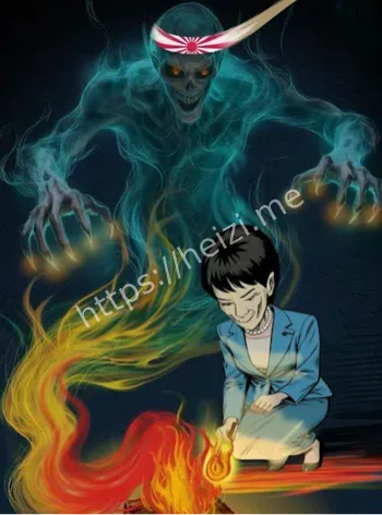 高市早苗玩火漫画