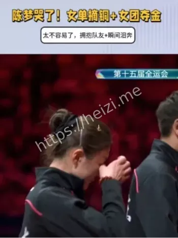 陈梦全运女单冠军泪崩